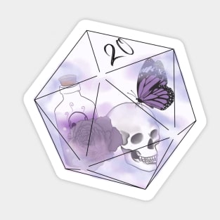 Rogue D20 Art Sticker